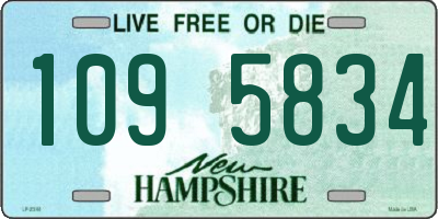 NH license plate 1095834