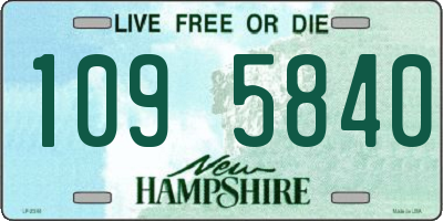 NH license plate 1095840