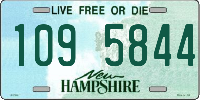 NH license plate 1095844