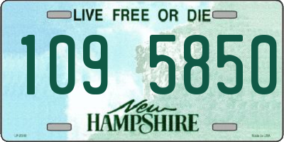 NH license plate 1095850