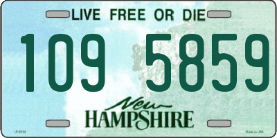 NH license plate 1095859