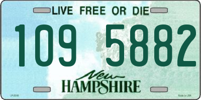 NH license plate 1095882