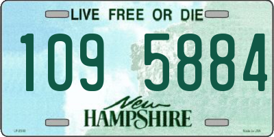 NH license plate 1095884