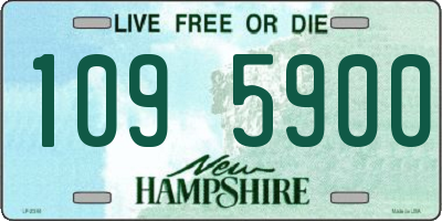 NH license plate 1095900