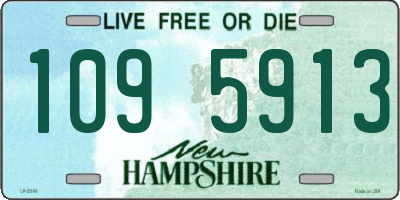NH license plate 1095913