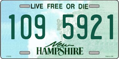NH license plate 1095921
