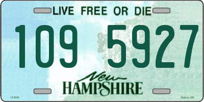 NH license plate 1095927