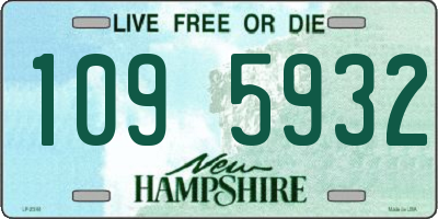 NH license plate 1095932