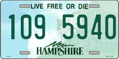 NH license plate 1095940