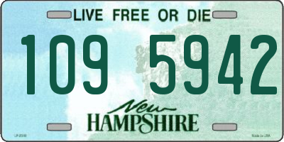 NH license plate 1095942
