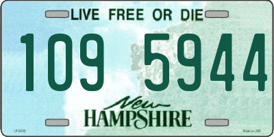 NH license plate 1095944