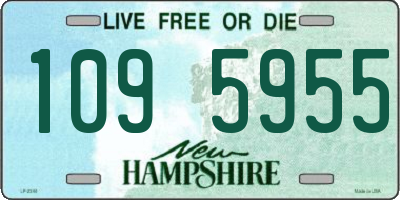 NH license plate 1095955