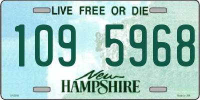 NH license plate 1095968