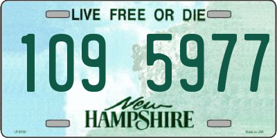 NH license plate 1095977