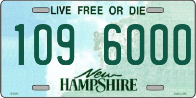 NH license plate 1096000