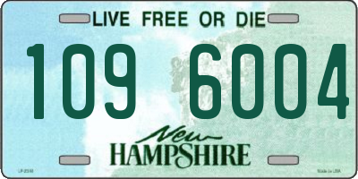 NH license plate 1096004
