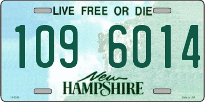 NH license plate 1096014