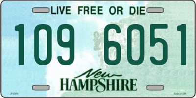 NH license plate 1096051