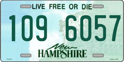 NH license plate 1096057
