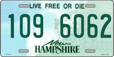 NH license plate 1096062