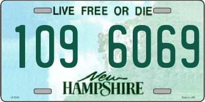 NH license plate 1096069