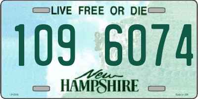 NH license plate 1096074