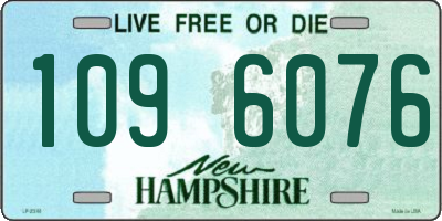 NH license plate 1096076