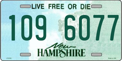 NH license plate 1096077