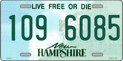 NH license plate 1096085