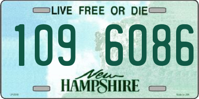 NH license plate 1096086