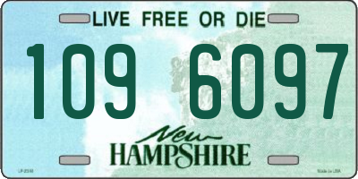 NH license plate 1096097