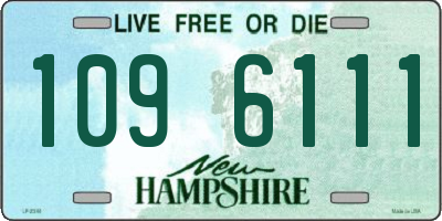 NH license plate 1096111