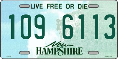 NH license plate 1096113