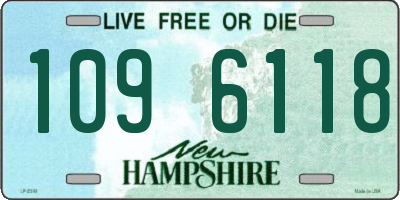 NH license plate 1096118