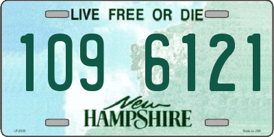 NH license plate 1096121
