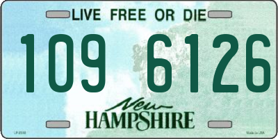 NH license plate 1096126