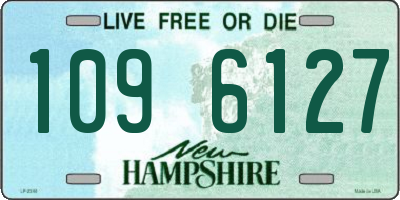 NH license plate 1096127