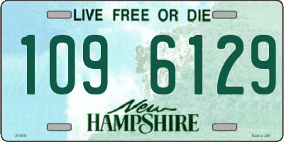 NH license plate 1096129