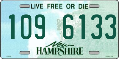 NH license plate 1096133