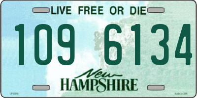 NH license plate 1096134