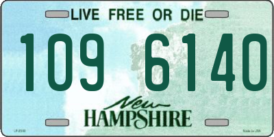 NH license plate 1096140