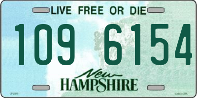 NH license plate 1096154