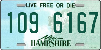 NH license plate 1096167