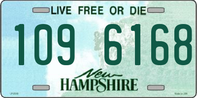 NH license plate 1096168