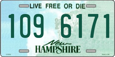 NH license plate 1096171