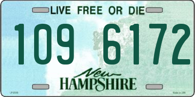 NH license plate 1096172