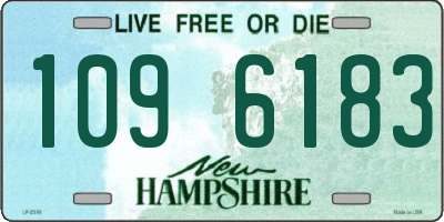 NH license plate 1096183