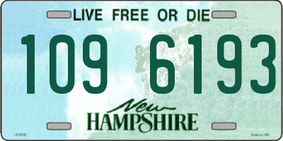 NH license plate 1096193