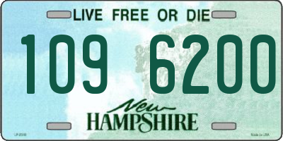 NH license plate 1096200