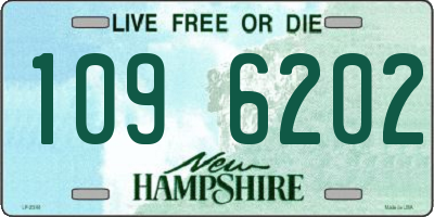 NH license plate 1096202
